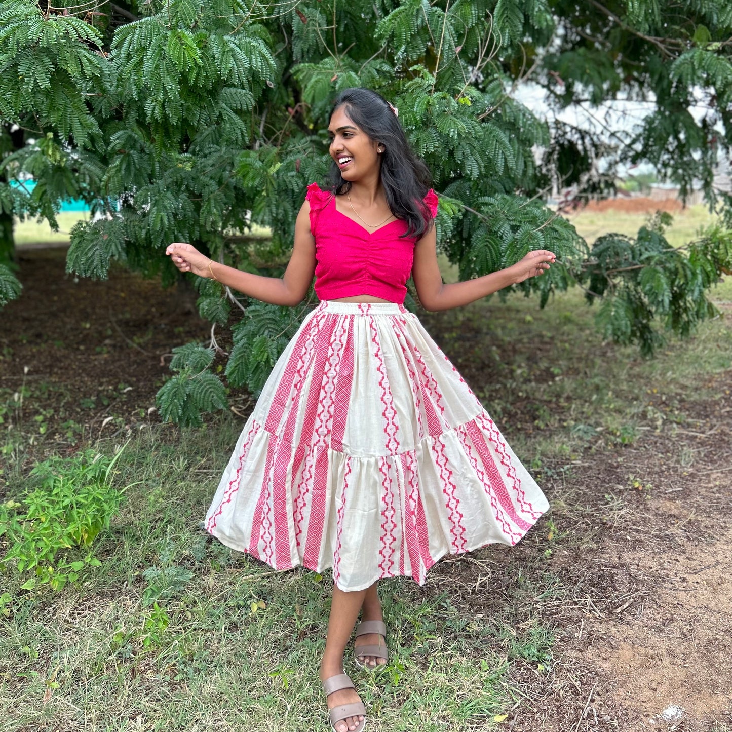 Joyful Journey skirt set