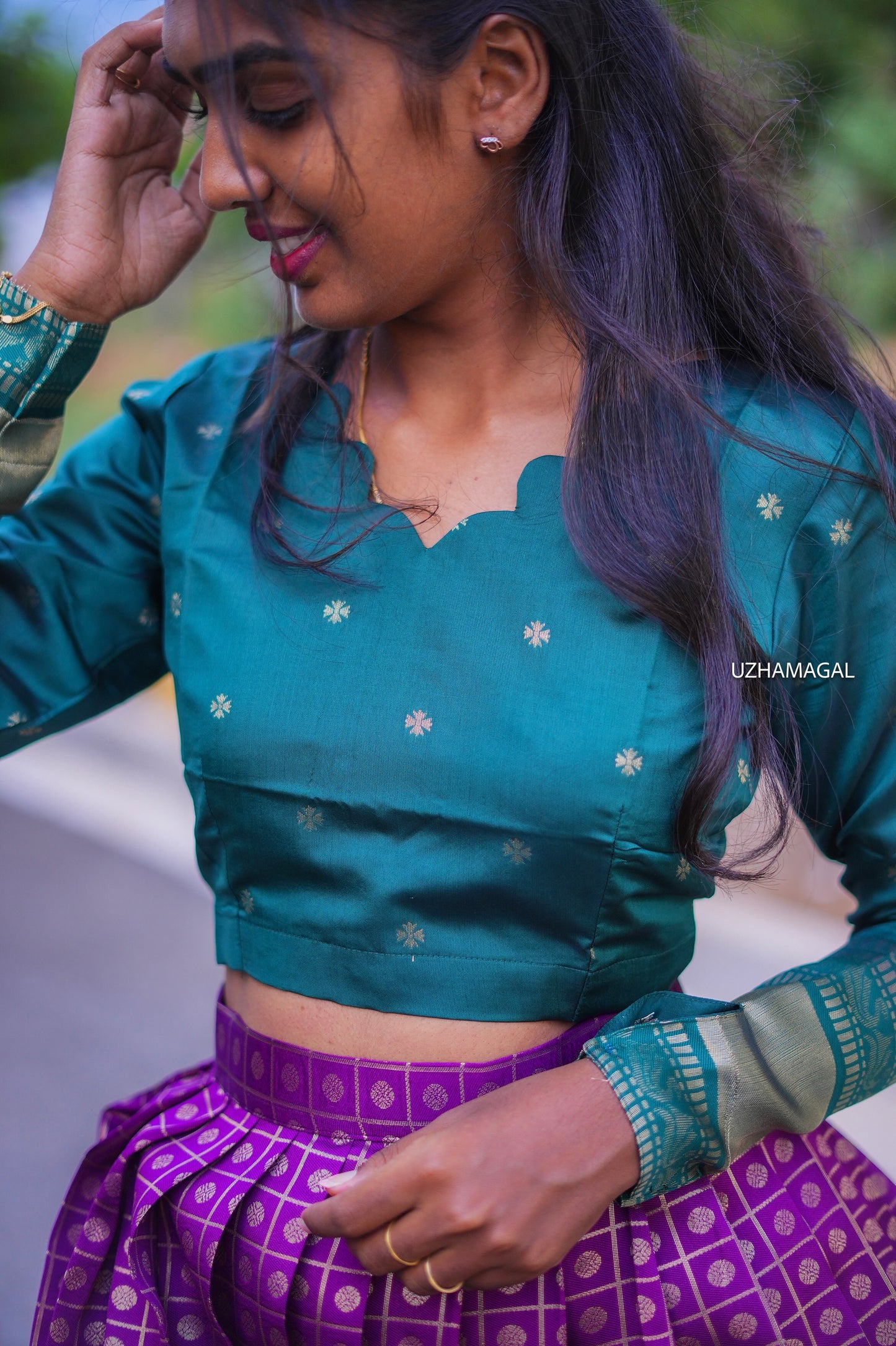 Garden Hues skirt set