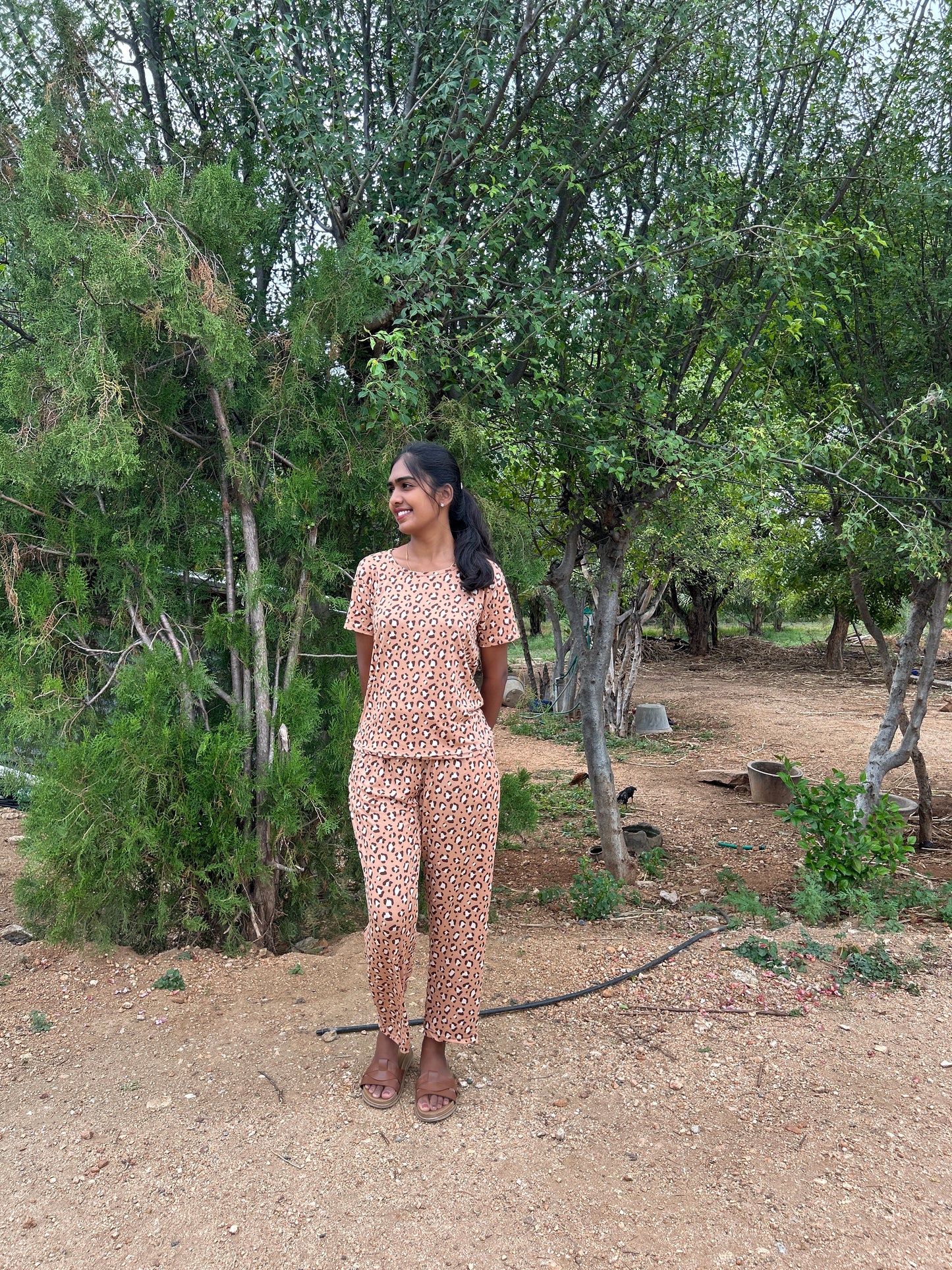 Cheetah chic loungeset