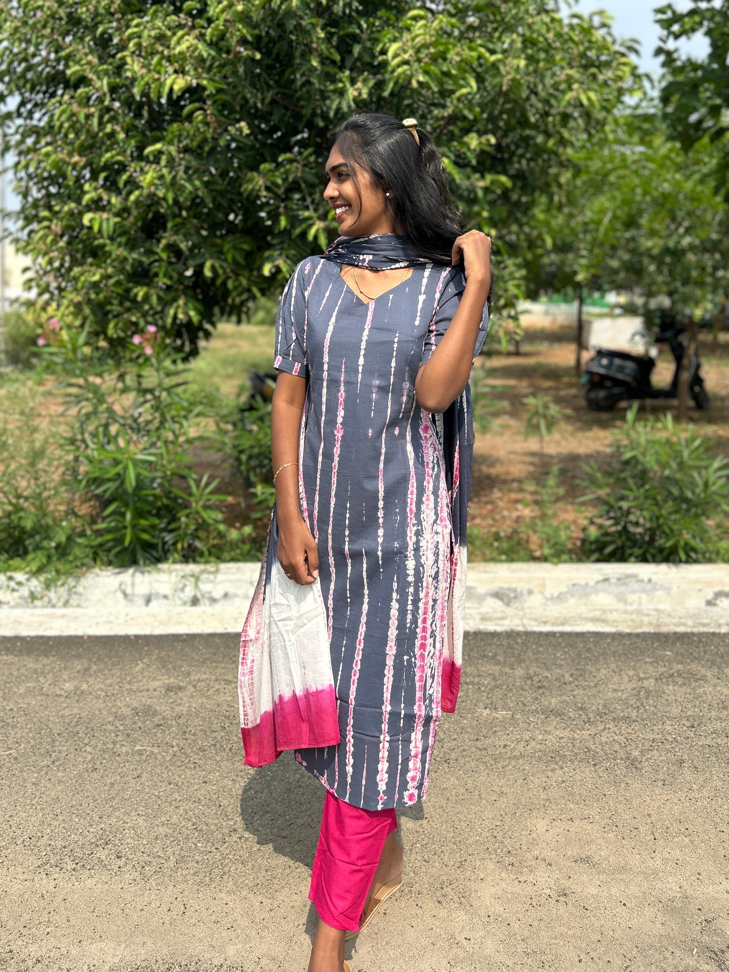 Silver Blush Kurti set