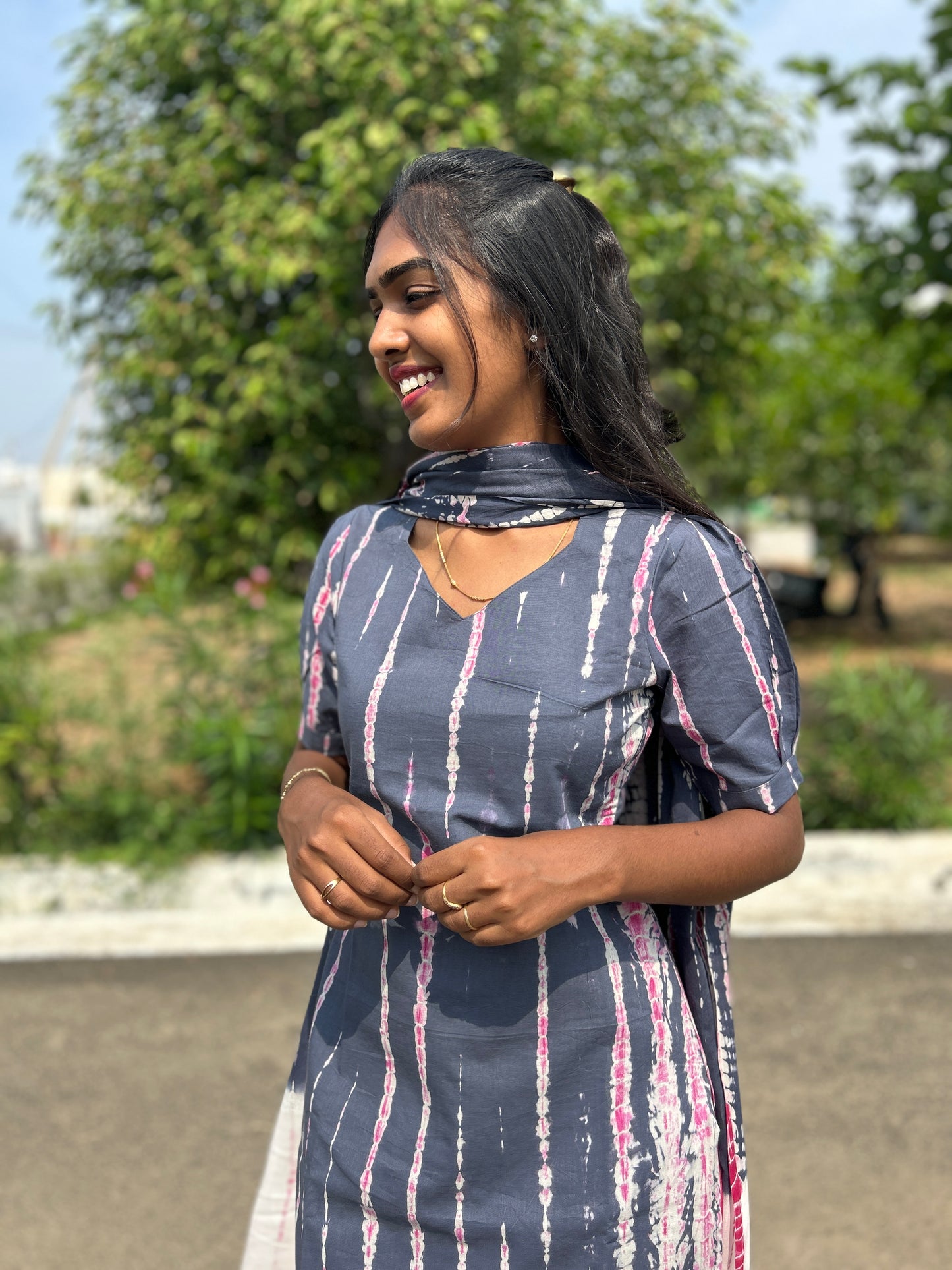 Silver Blush Kurti set