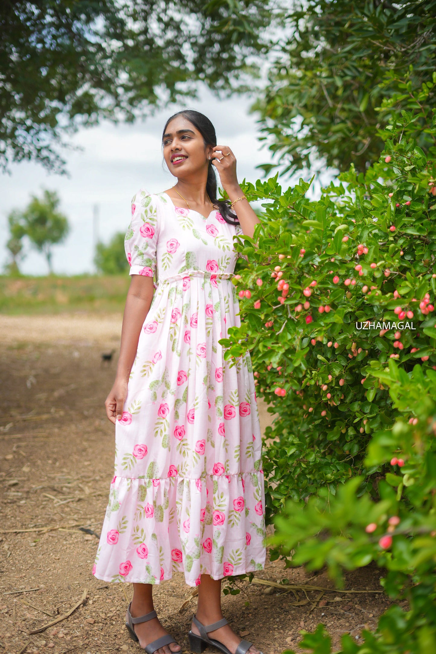 Cactus Rose dress