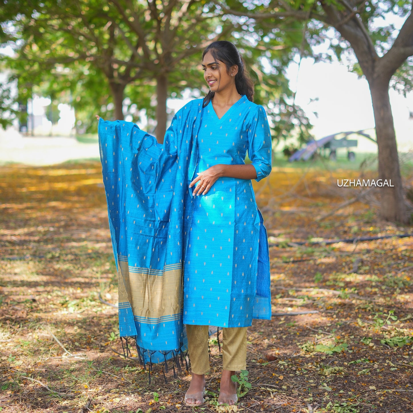 Anandham kurti set