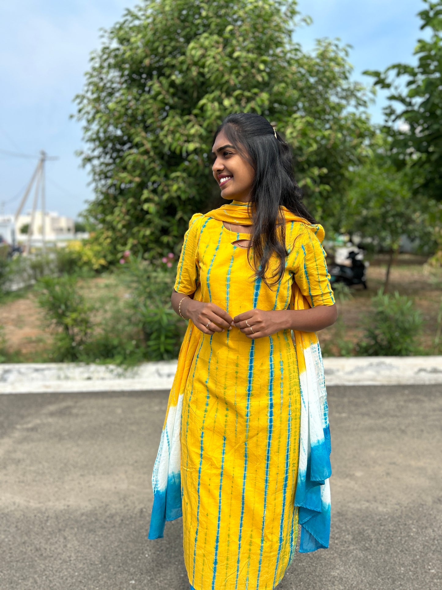 Sunshine Splash Kurti Set