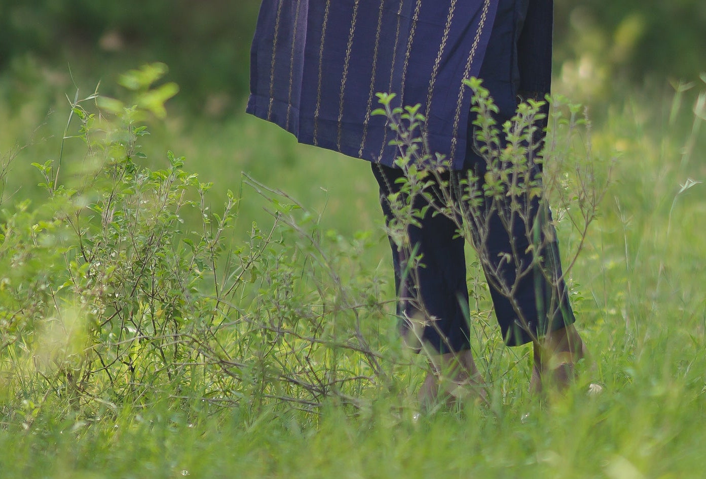 Navy elegance Kurti Set