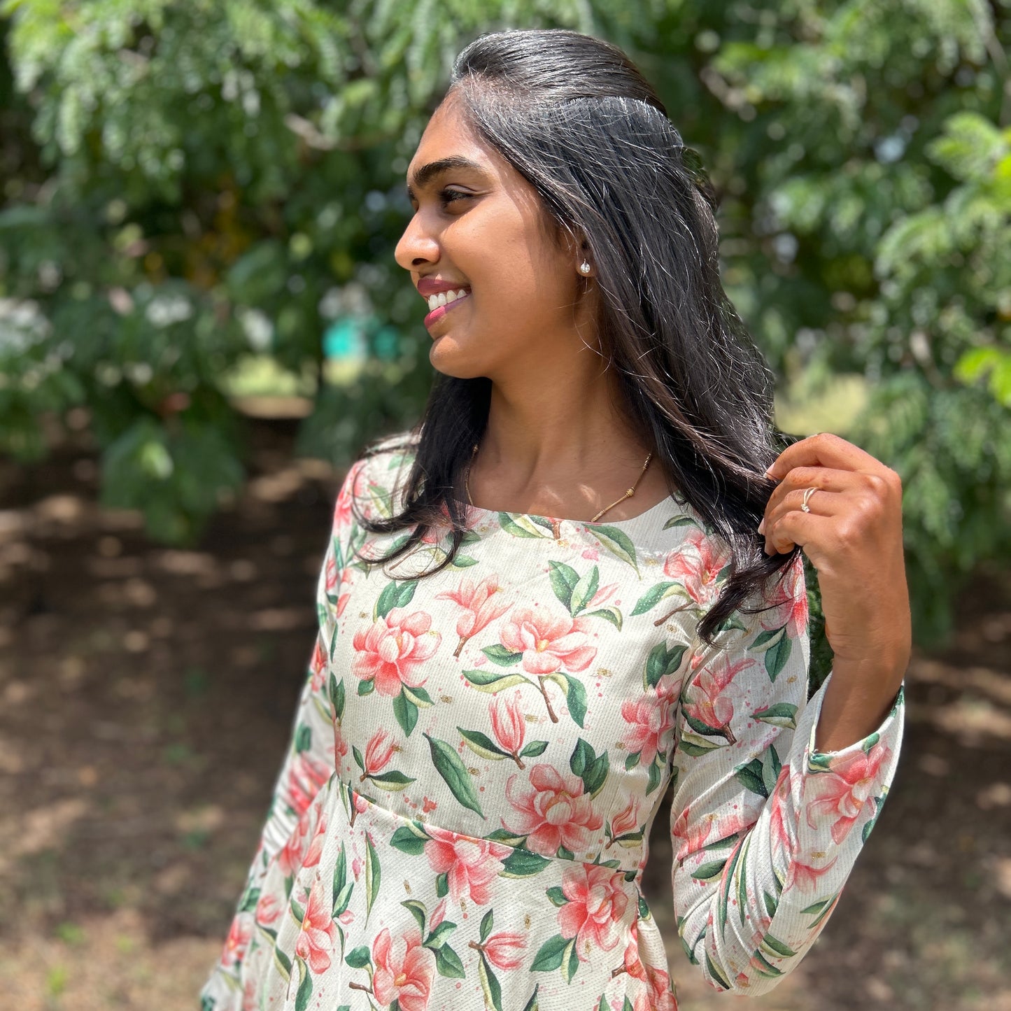 Moonlit Bloom Dress