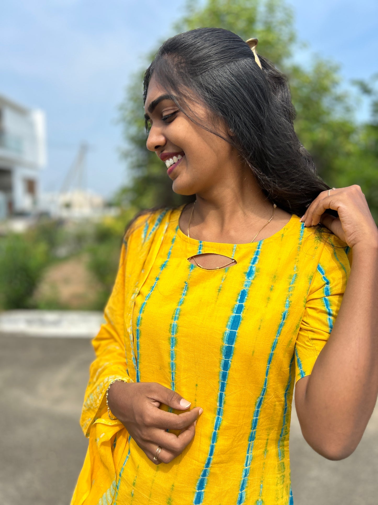 Sunshine Splash Kurti Set