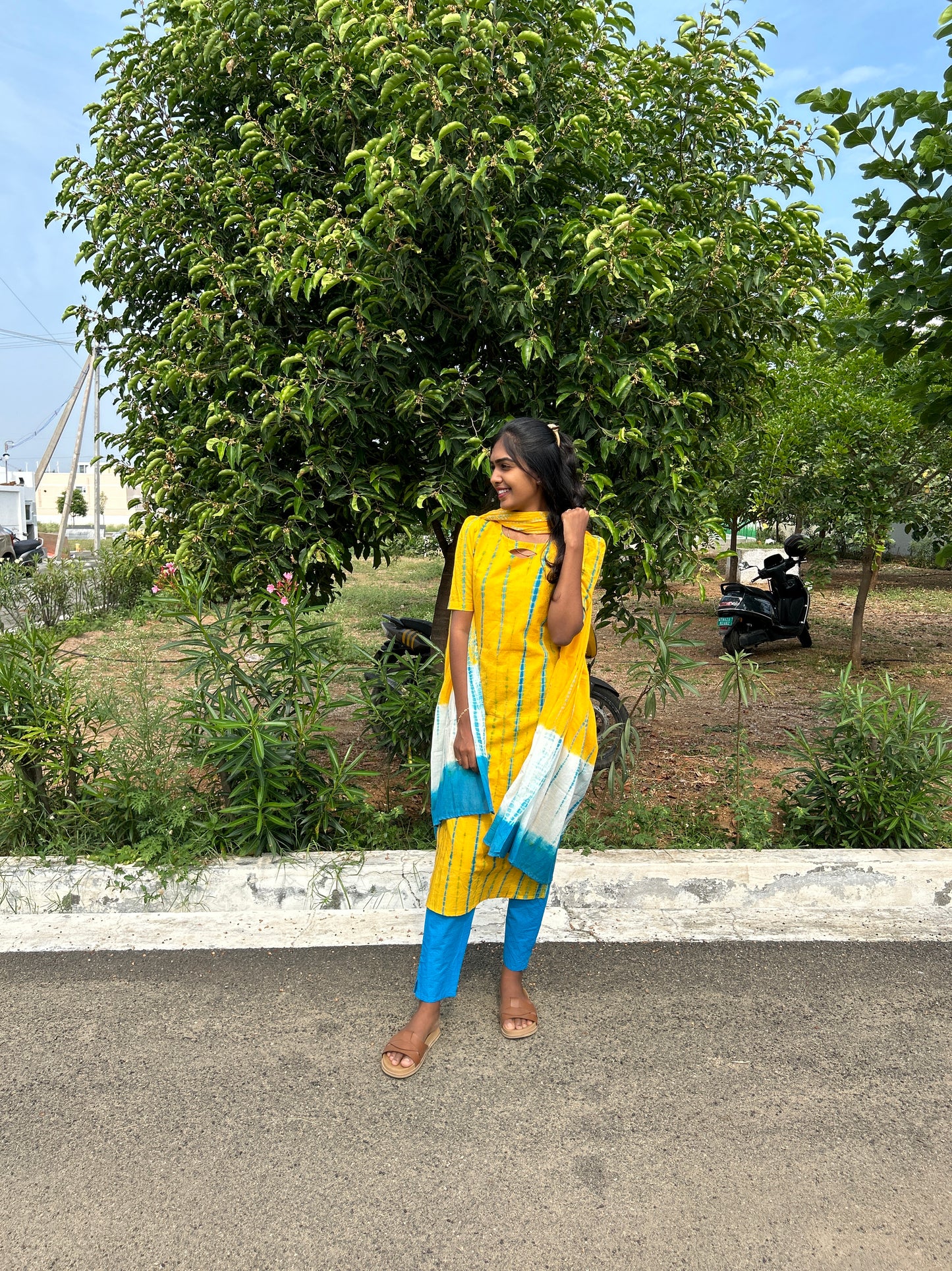 Sunshine Splash Kurti Set