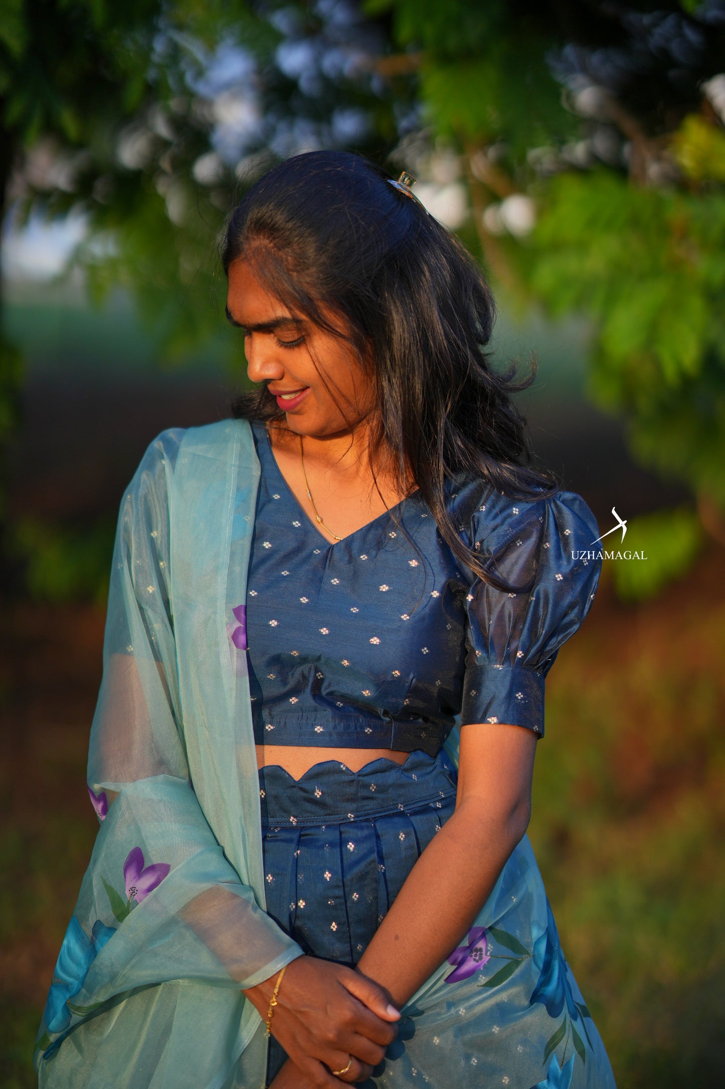 Diya skirt set