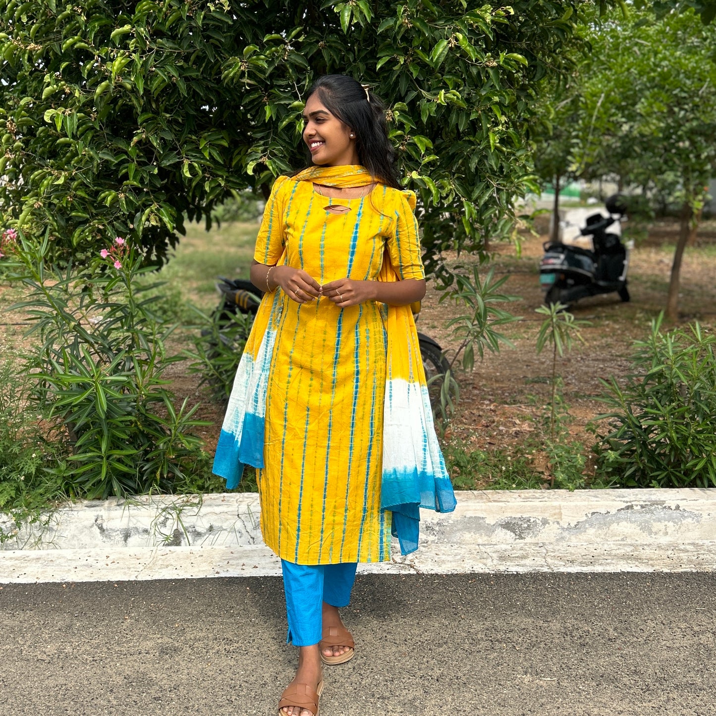 Sunshine Splash Kurti Set