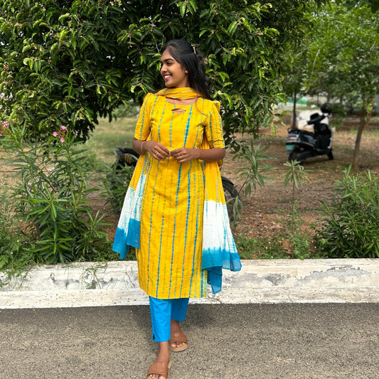 Sunshine Splash Kurti Set