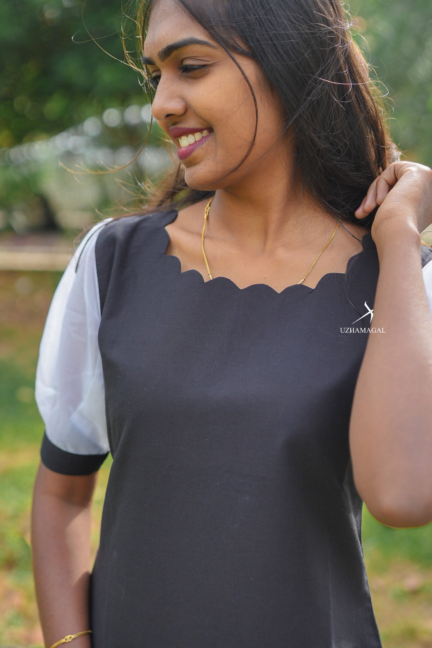 Midnight deer kurti