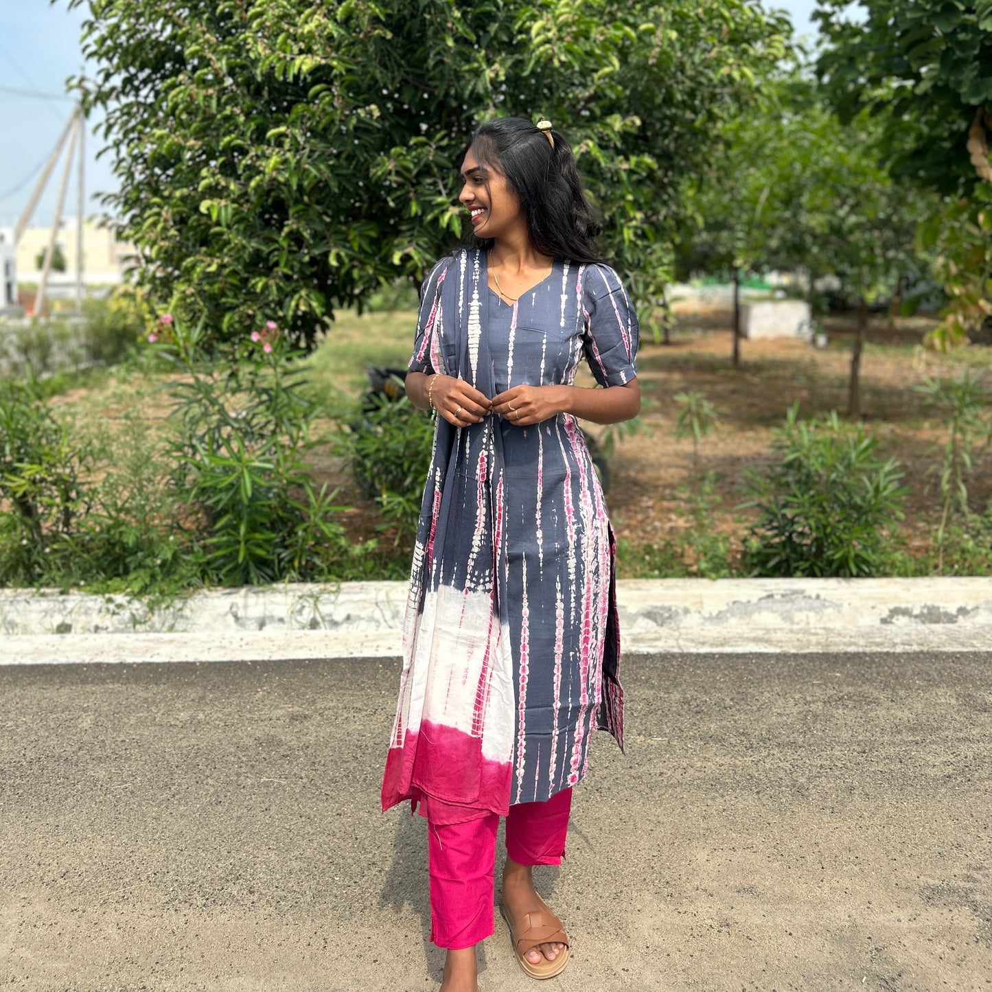 Silver Blush Kurti set