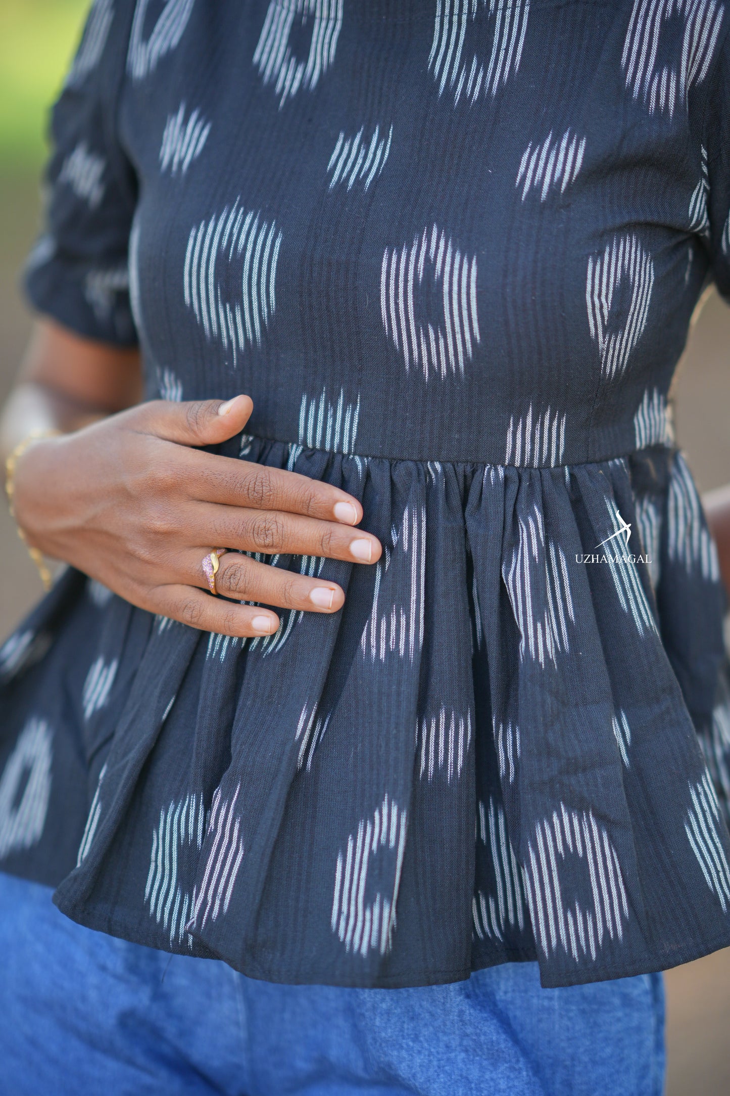 Luna peplum top