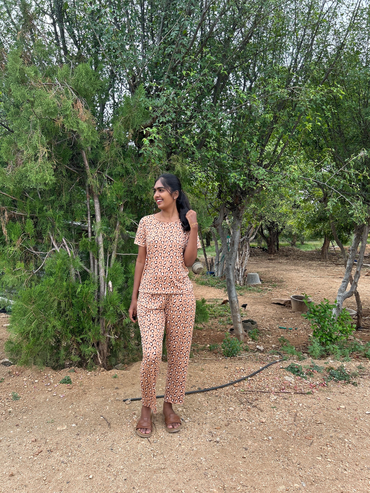 Cheetah chic loungeset