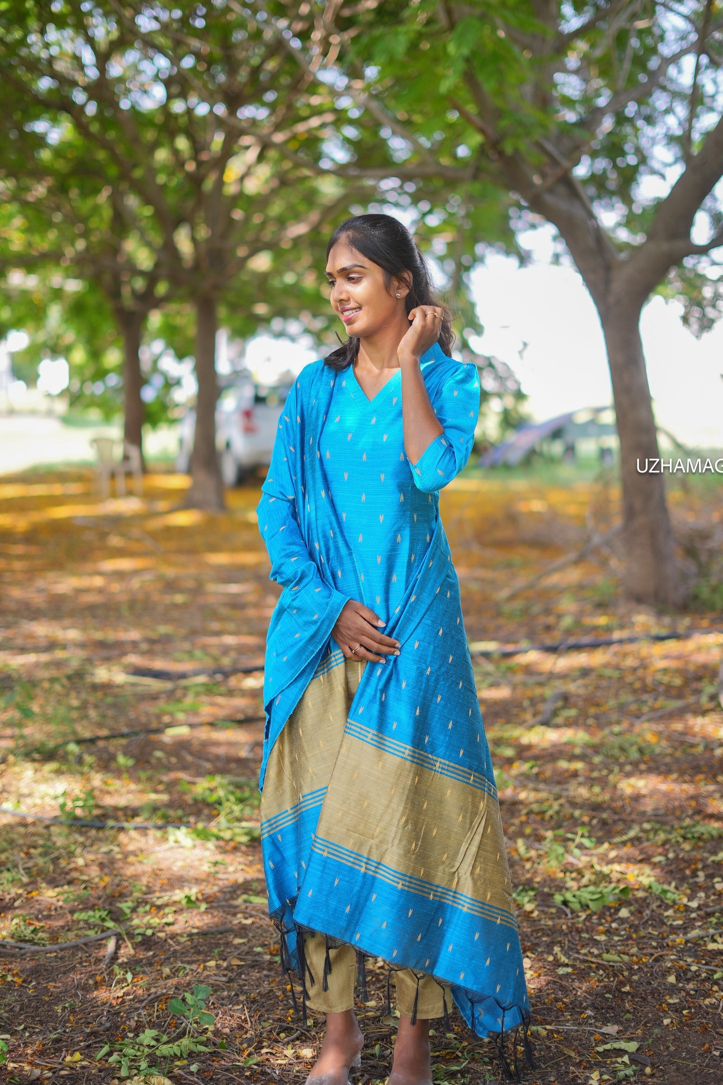 Anandham kurti set