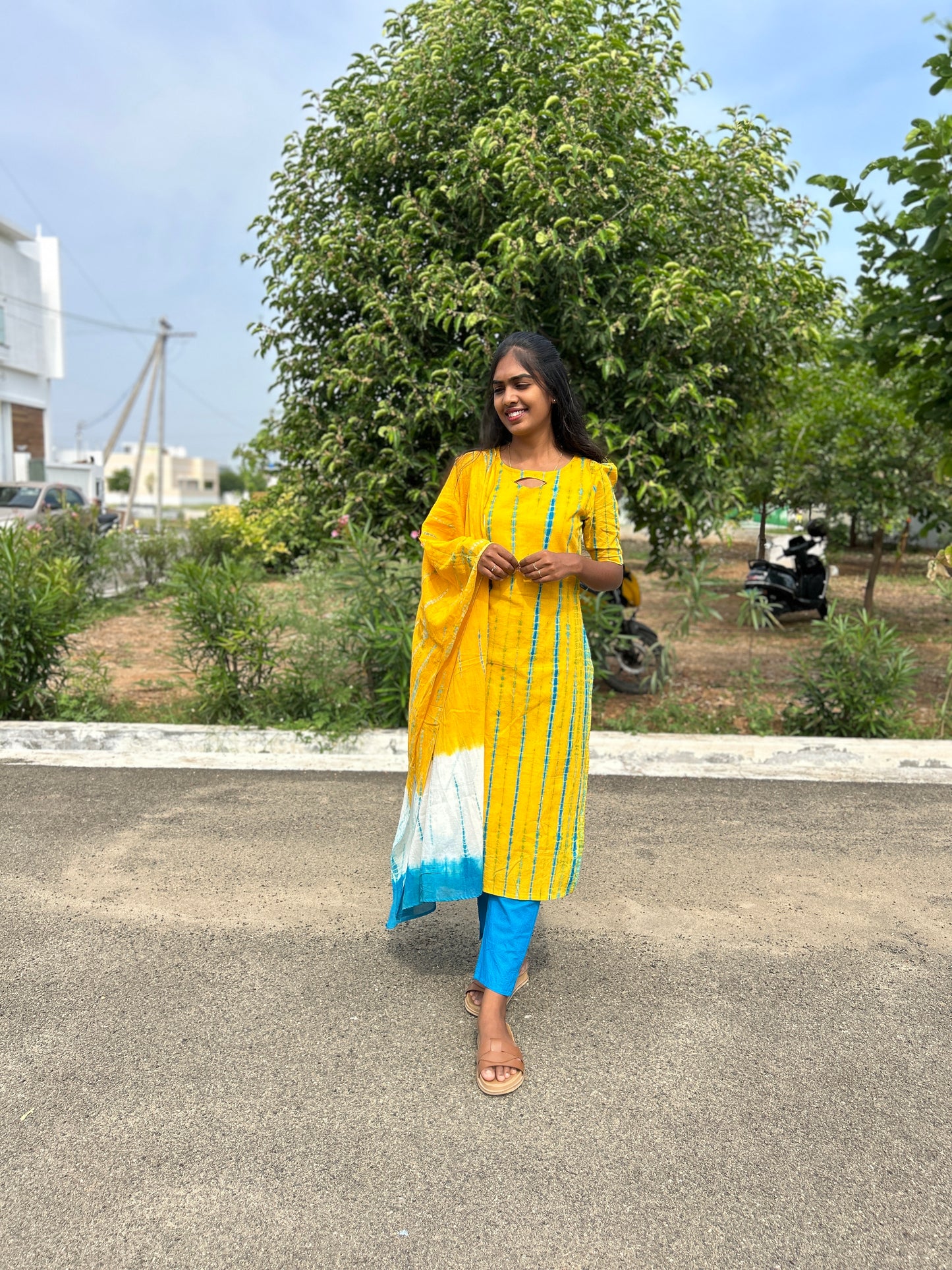 Sunshine Splash Kurti Set