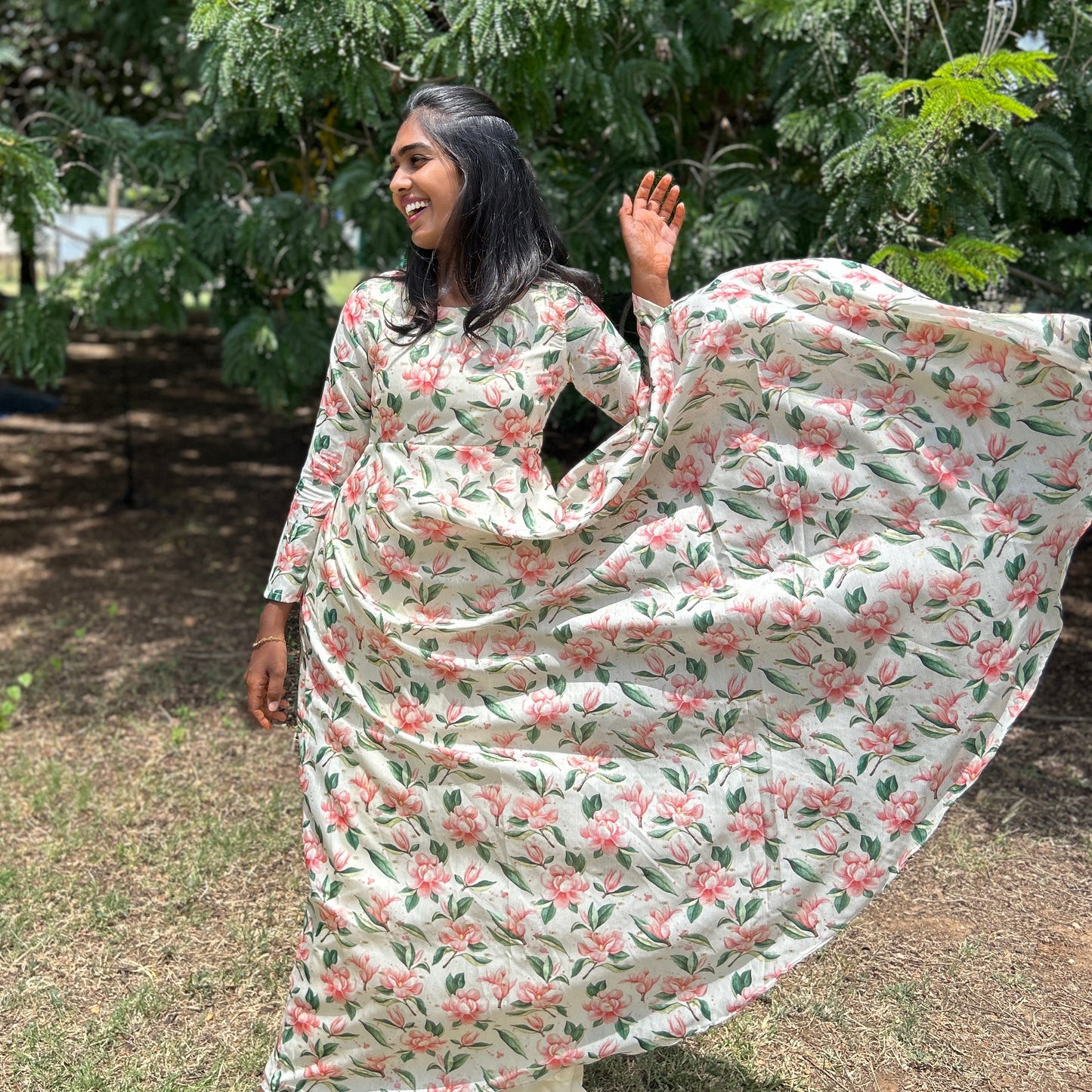 Moonlit Bloom Dress