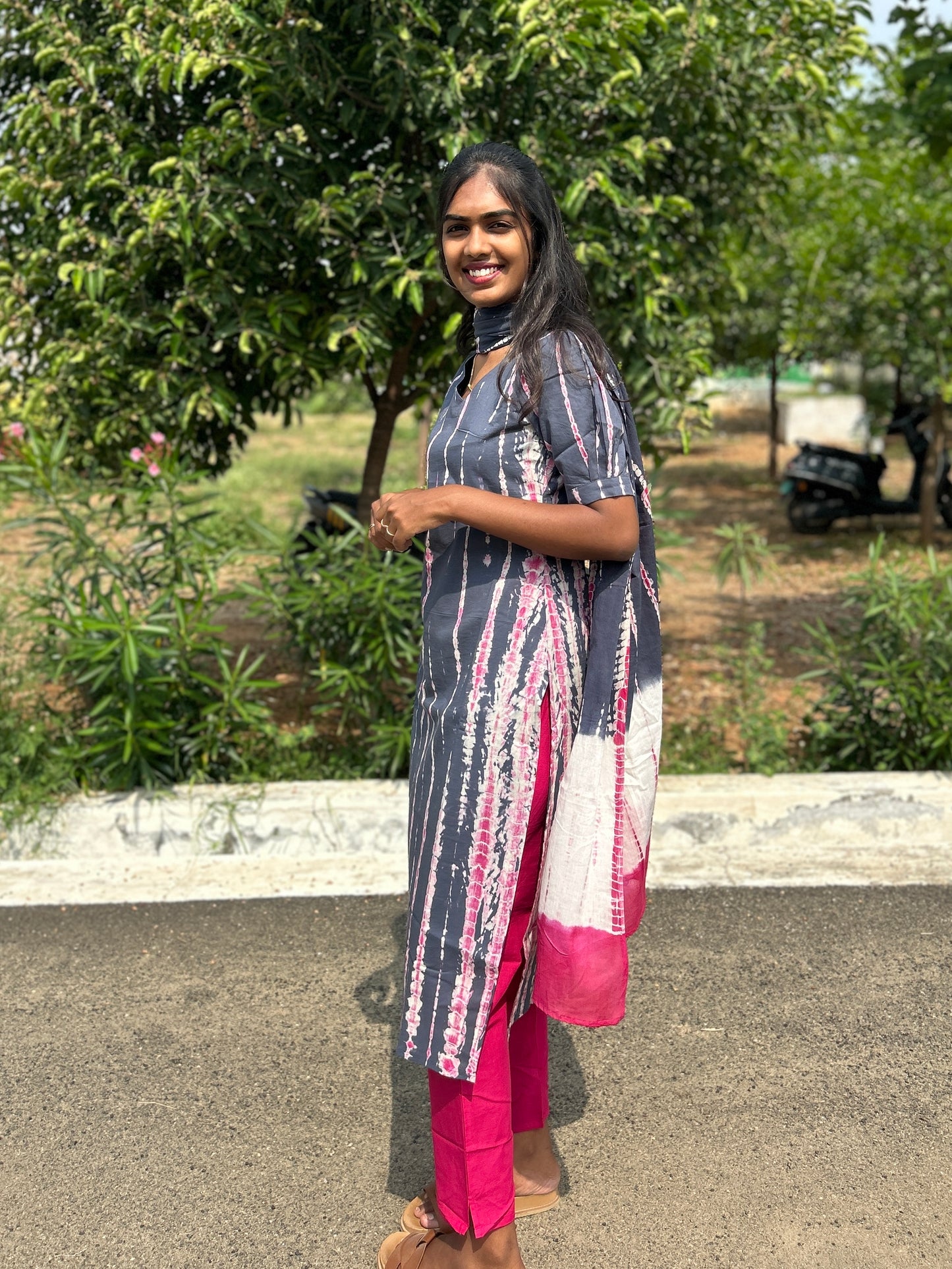 Silver Blush Kurti set