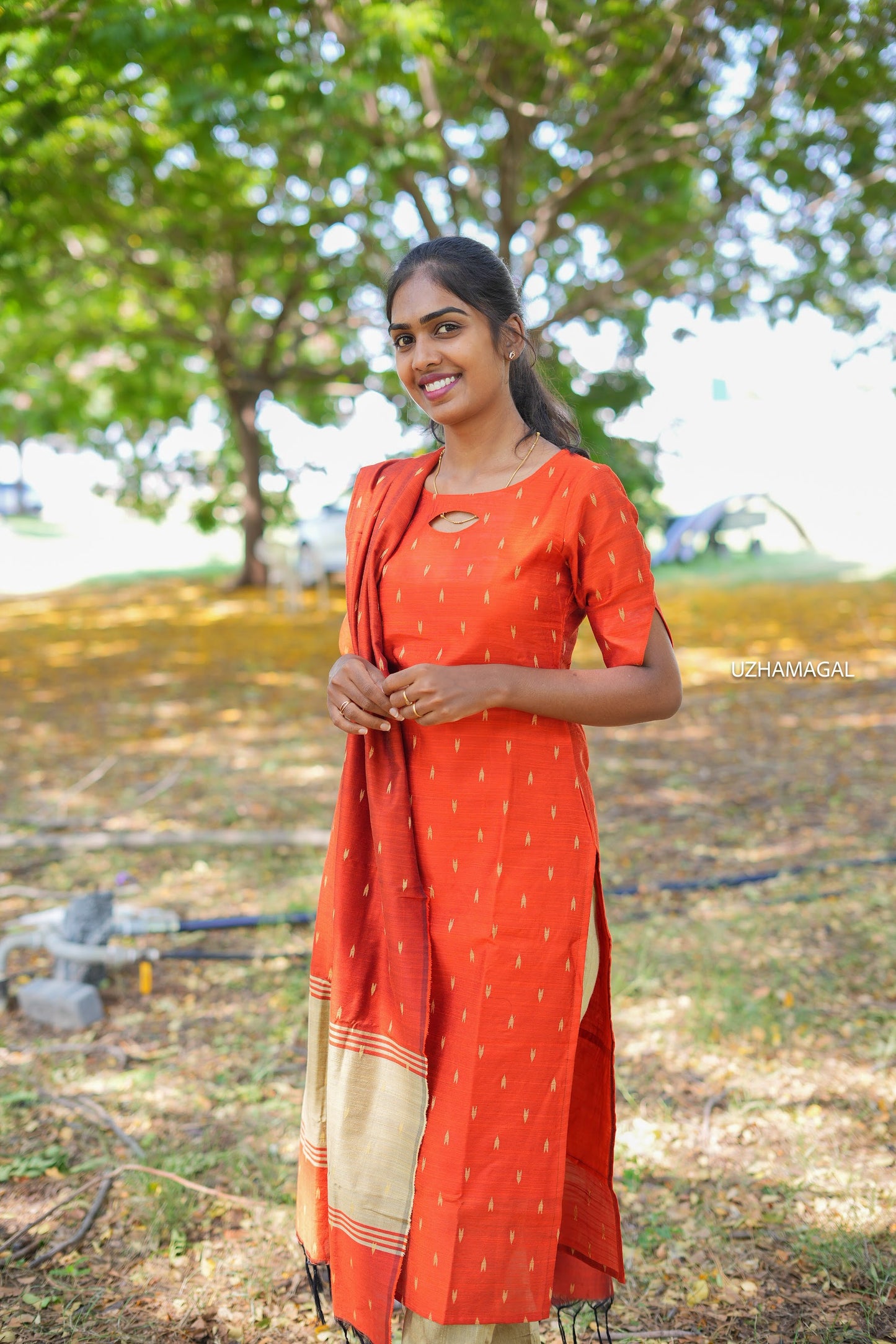 Velvet Varnam kurti set