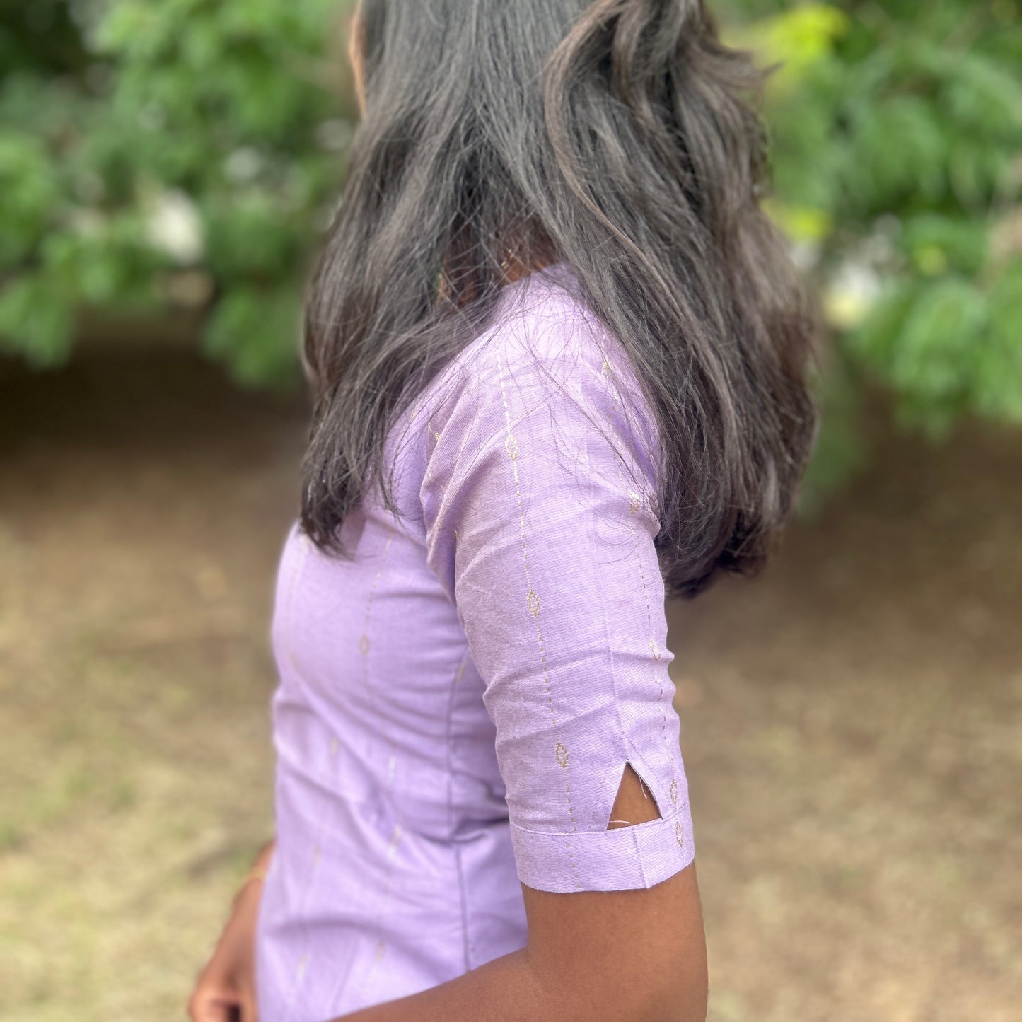 Lavi lavender kurti set