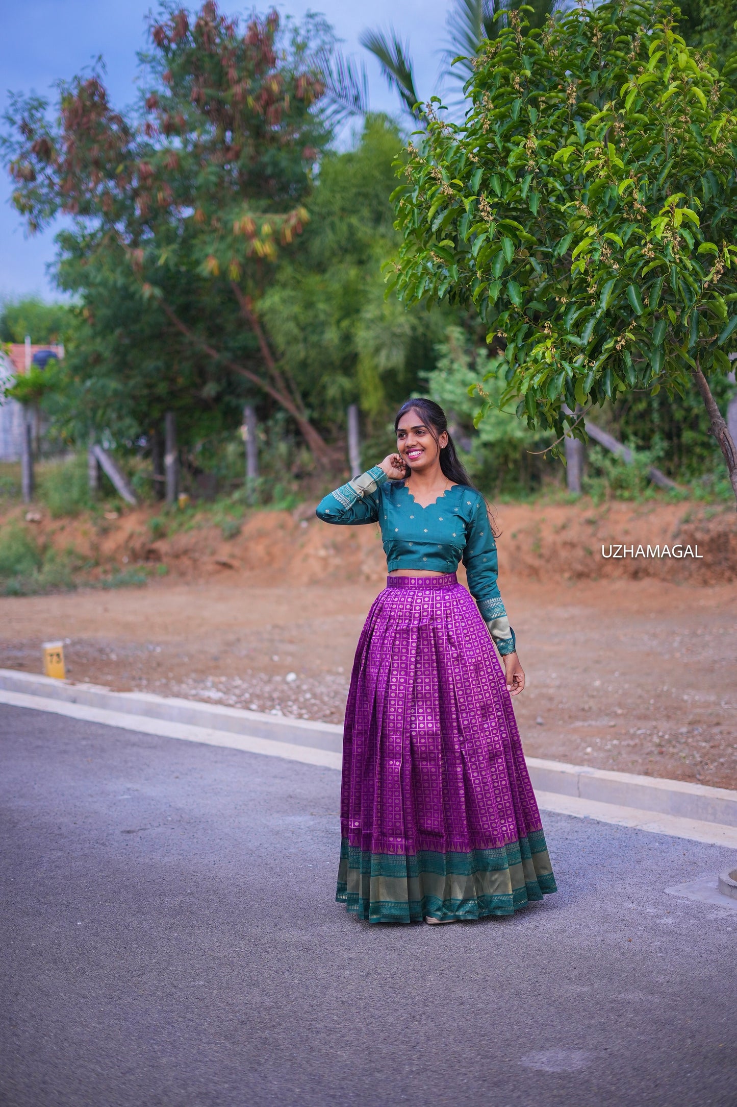 Garden Hues skirt set