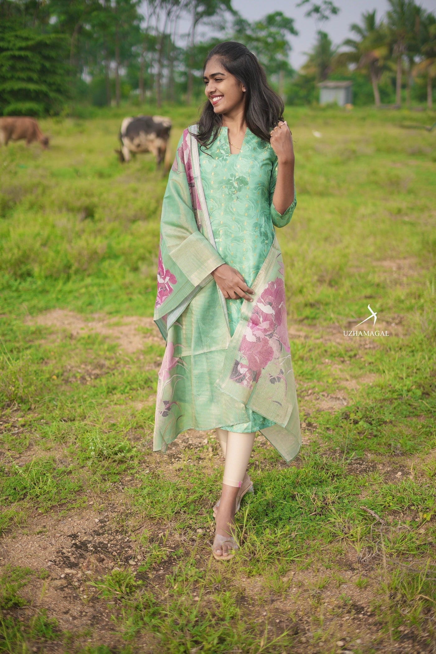 Green Mist Kurti