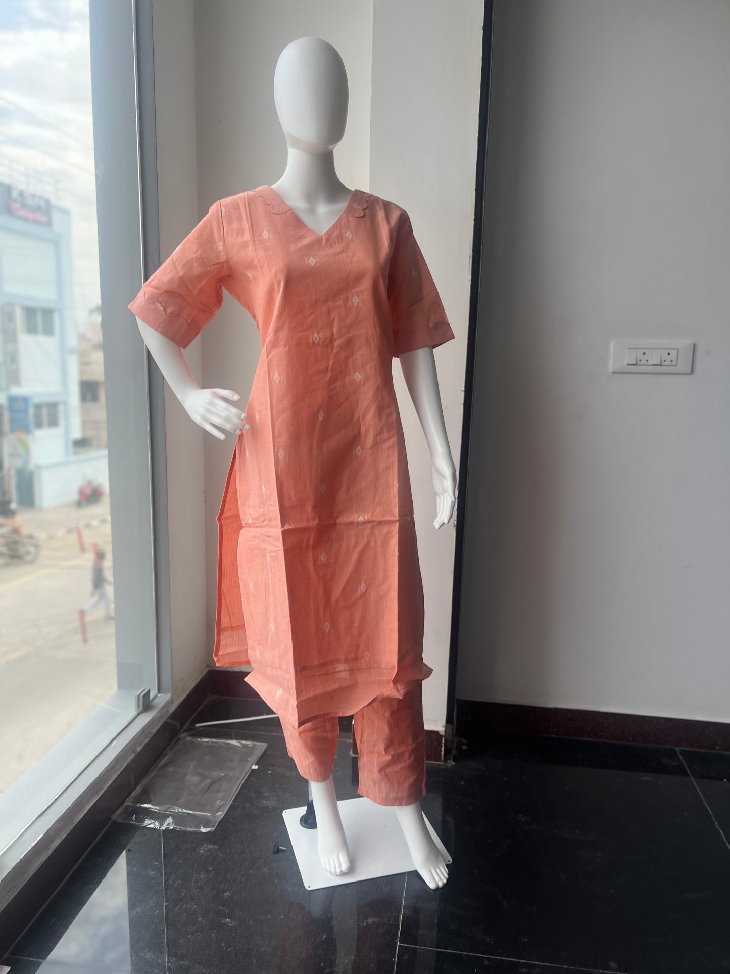 Orange Kurti set