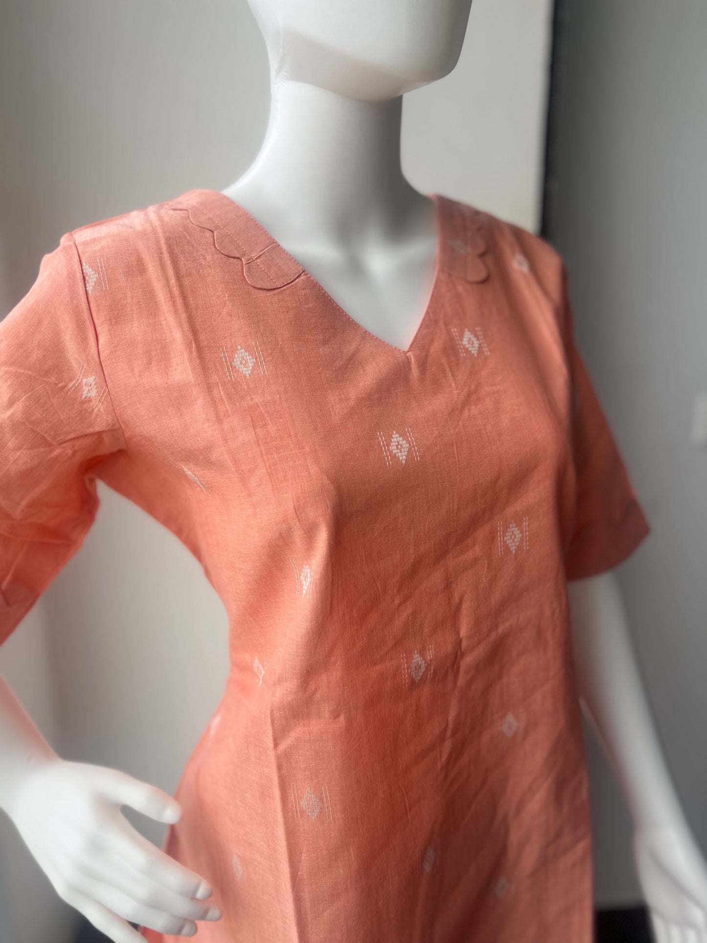 Orange Kurti set