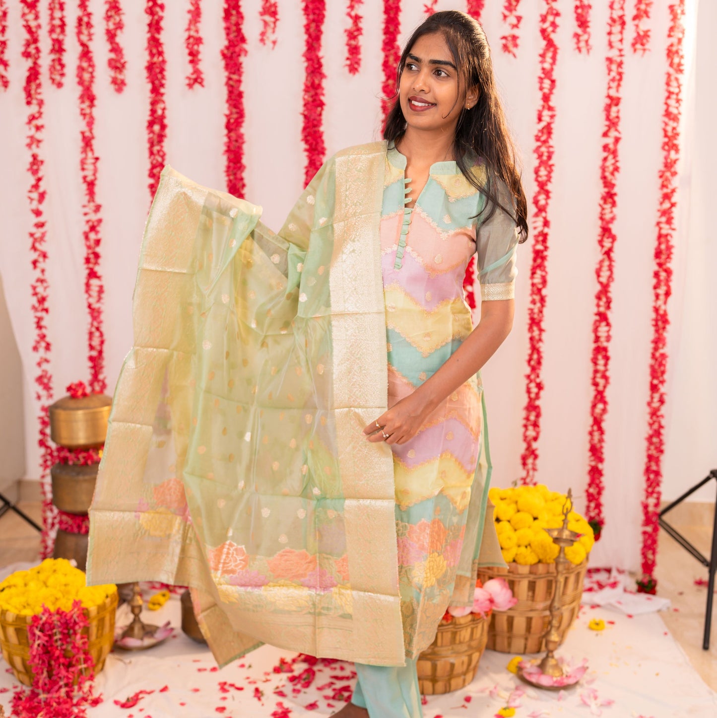 Rangoli Kurti Set