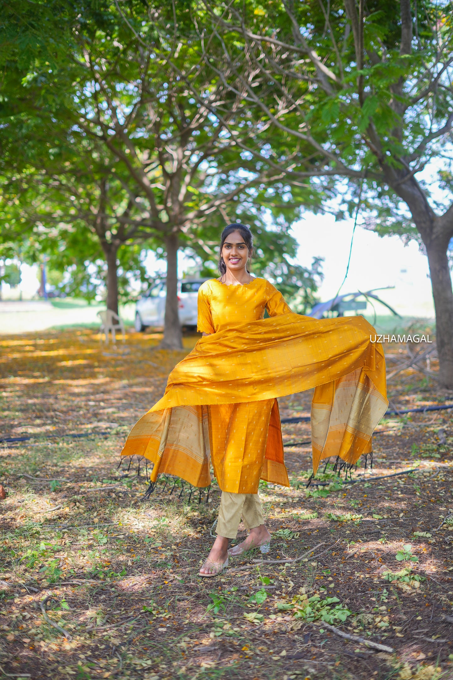 Golden Hour Kurti Set