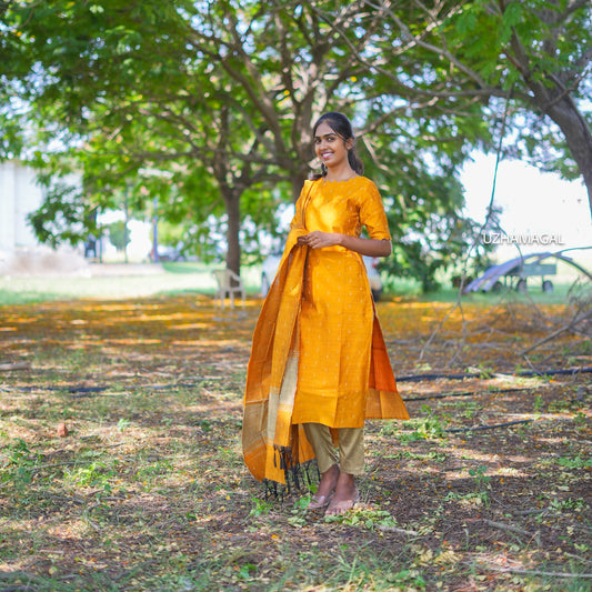 Golden Hour Kurti Set