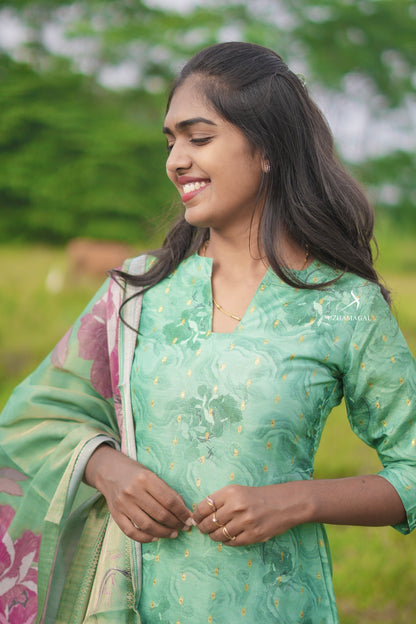 Green Mist Kurti