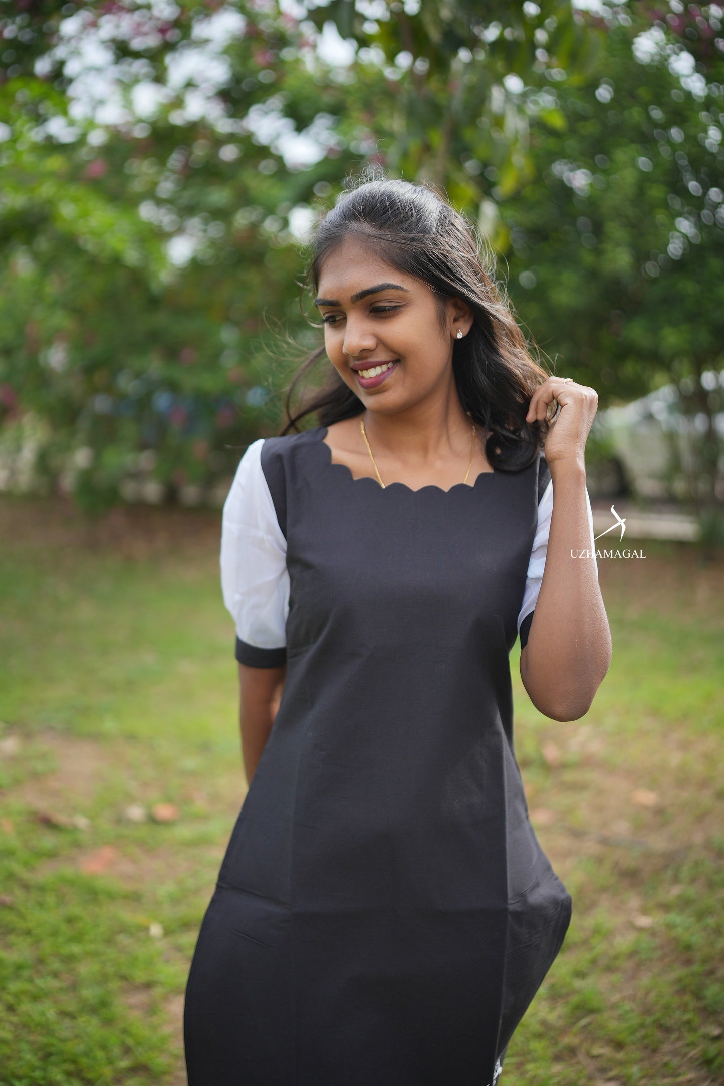 Midnight deer kurti
