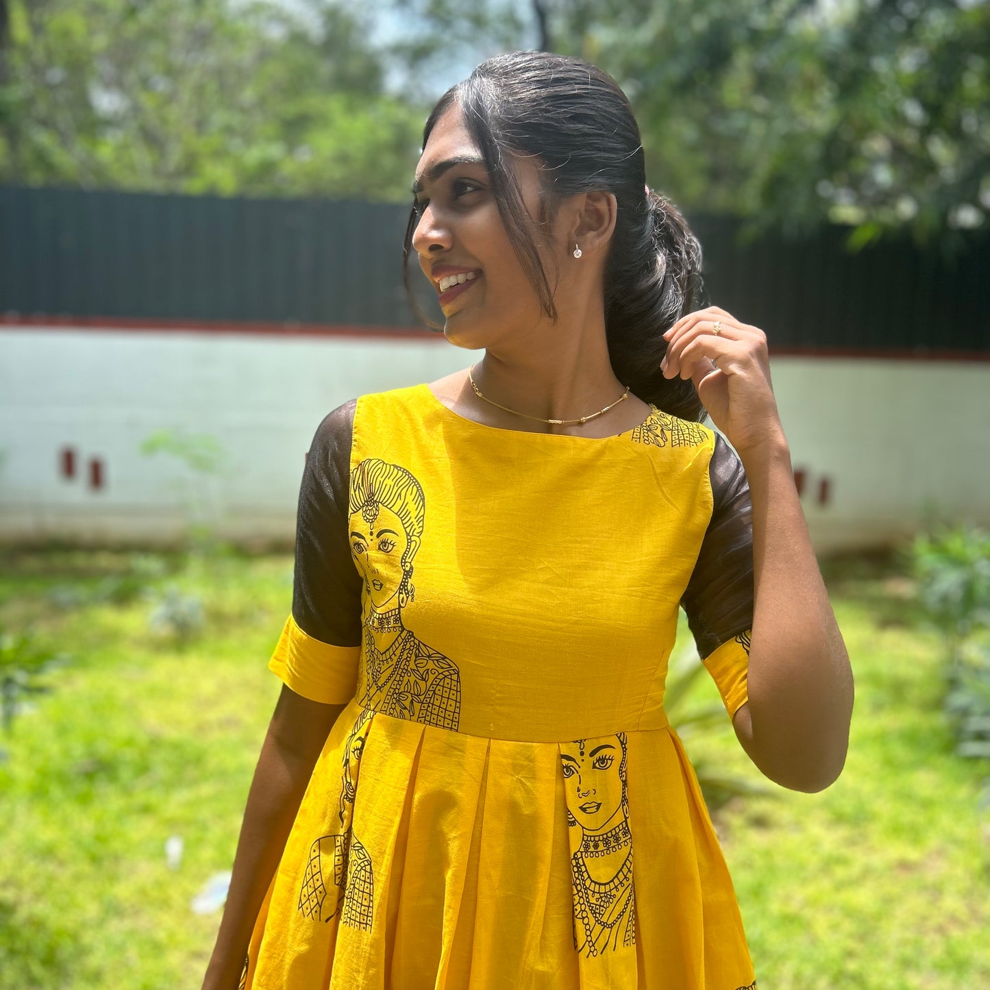 Classic Haldi Charm dress
