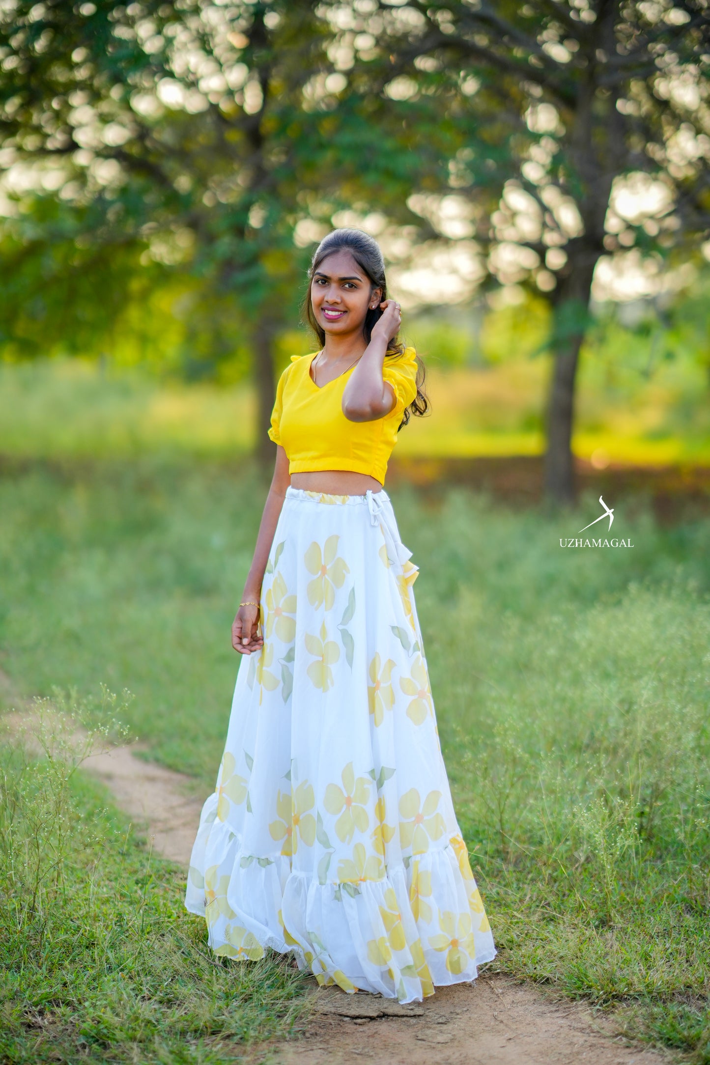 Haldi Skirt Set