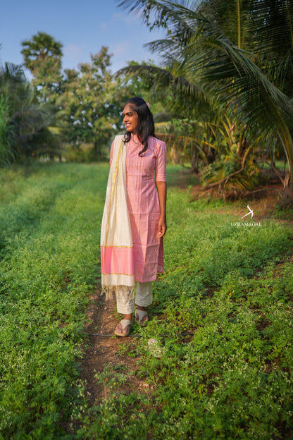 Pink Attire Kurti Set