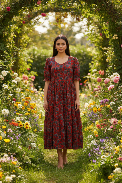 Printed kurti /Maxi-2