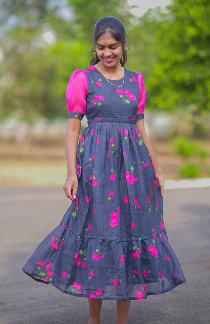 Bougainvillea dress