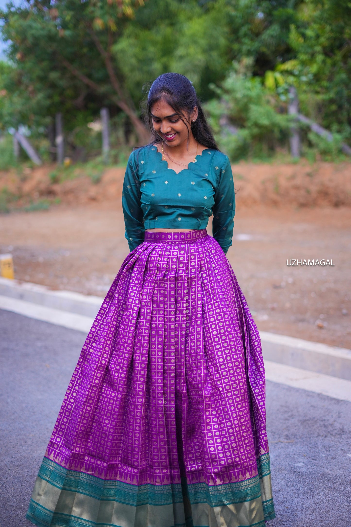 Garden Hues skirt set