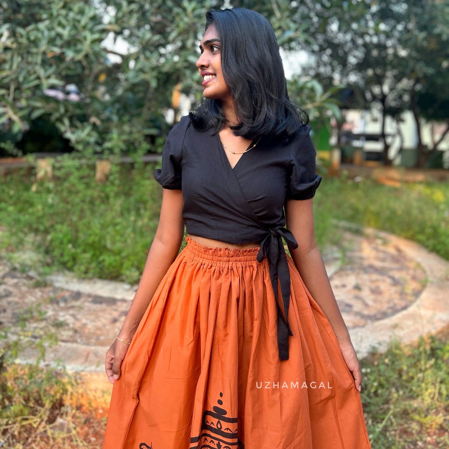 Wrap of the Wild Skirt set