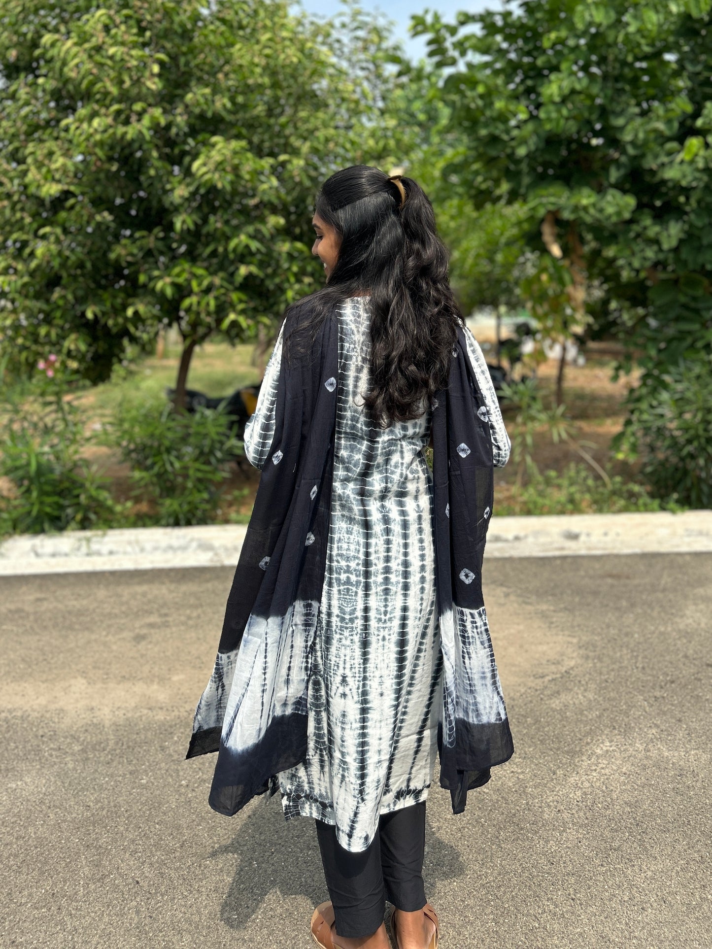 Monochrome Magic Kurti Set