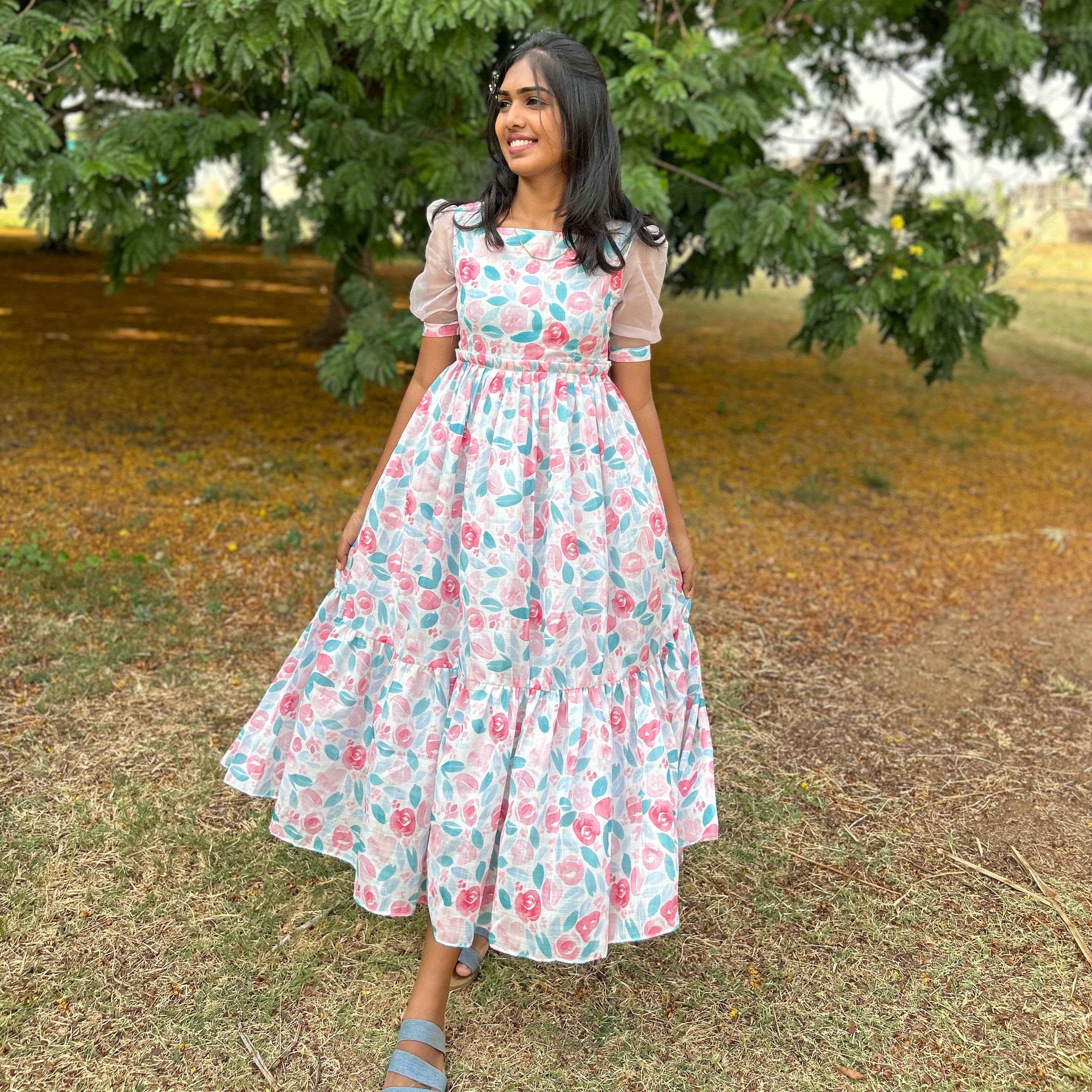 Pastel garden dress discount