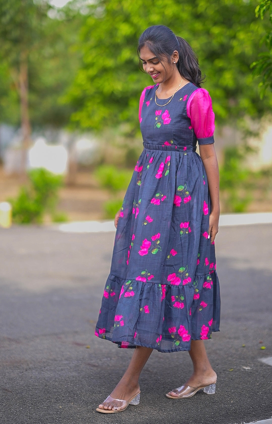 Bougainvillea dress