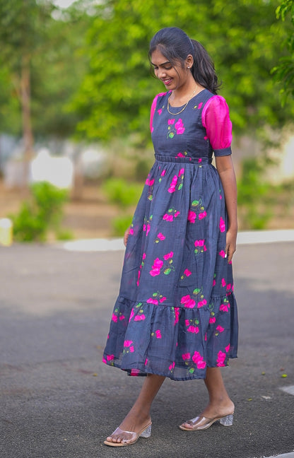 Bougainvillea dress