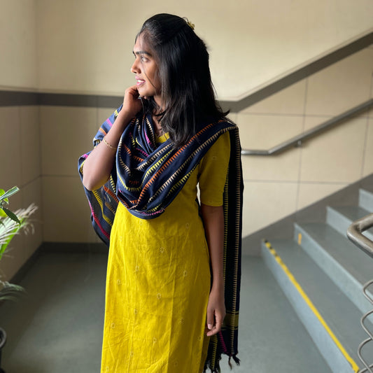 SAFFRON MAGIC KURTI