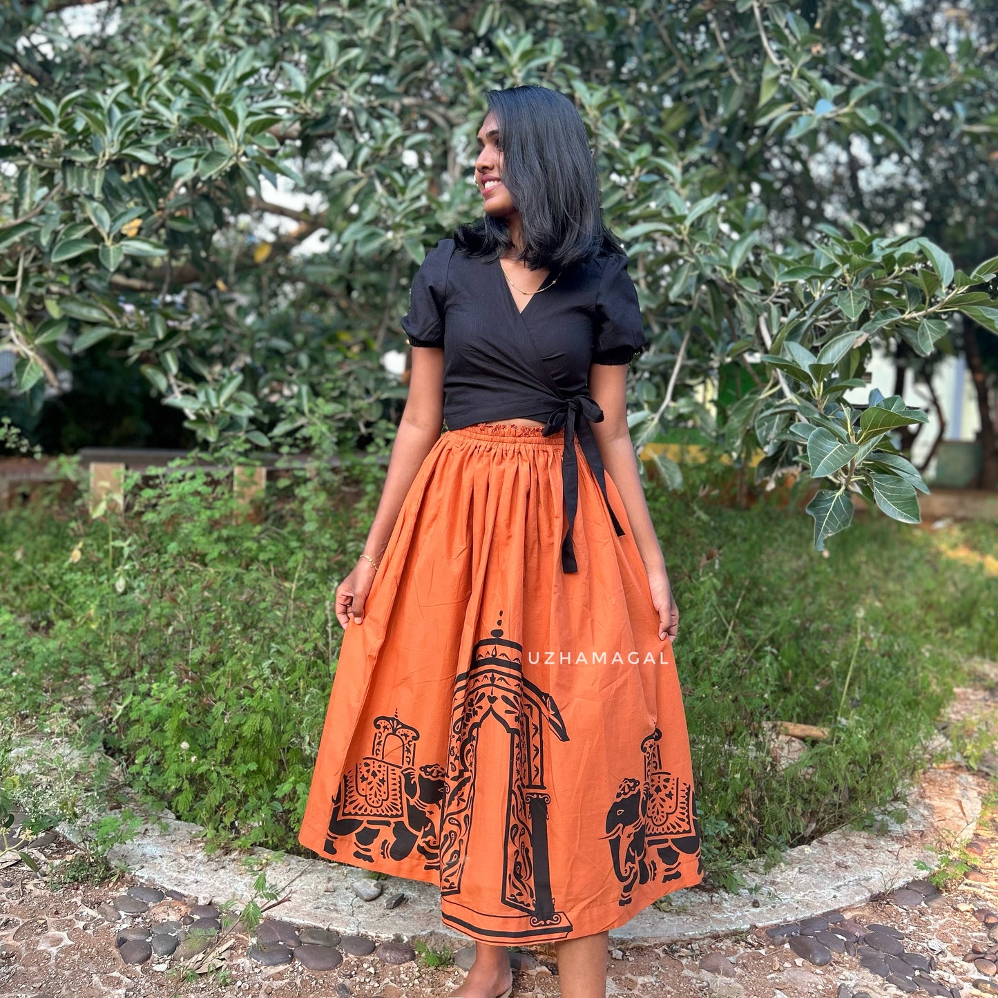 Wrap of the Wild Skirt set