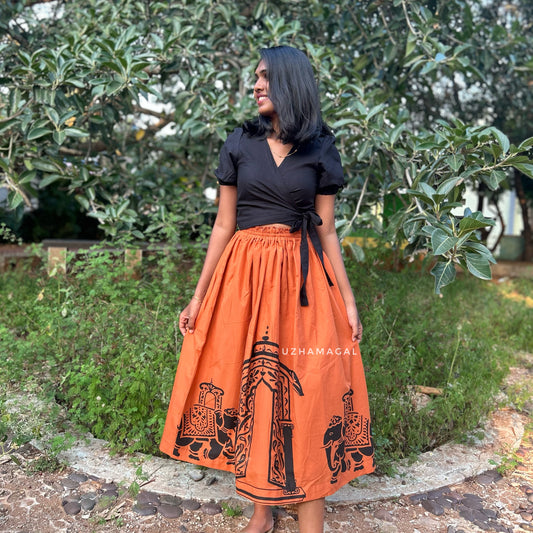 Wrap of the Wild Skirt set