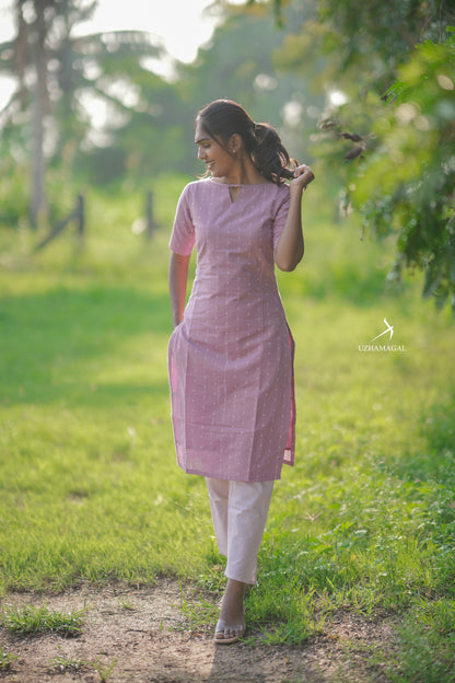 Lilac kurti set