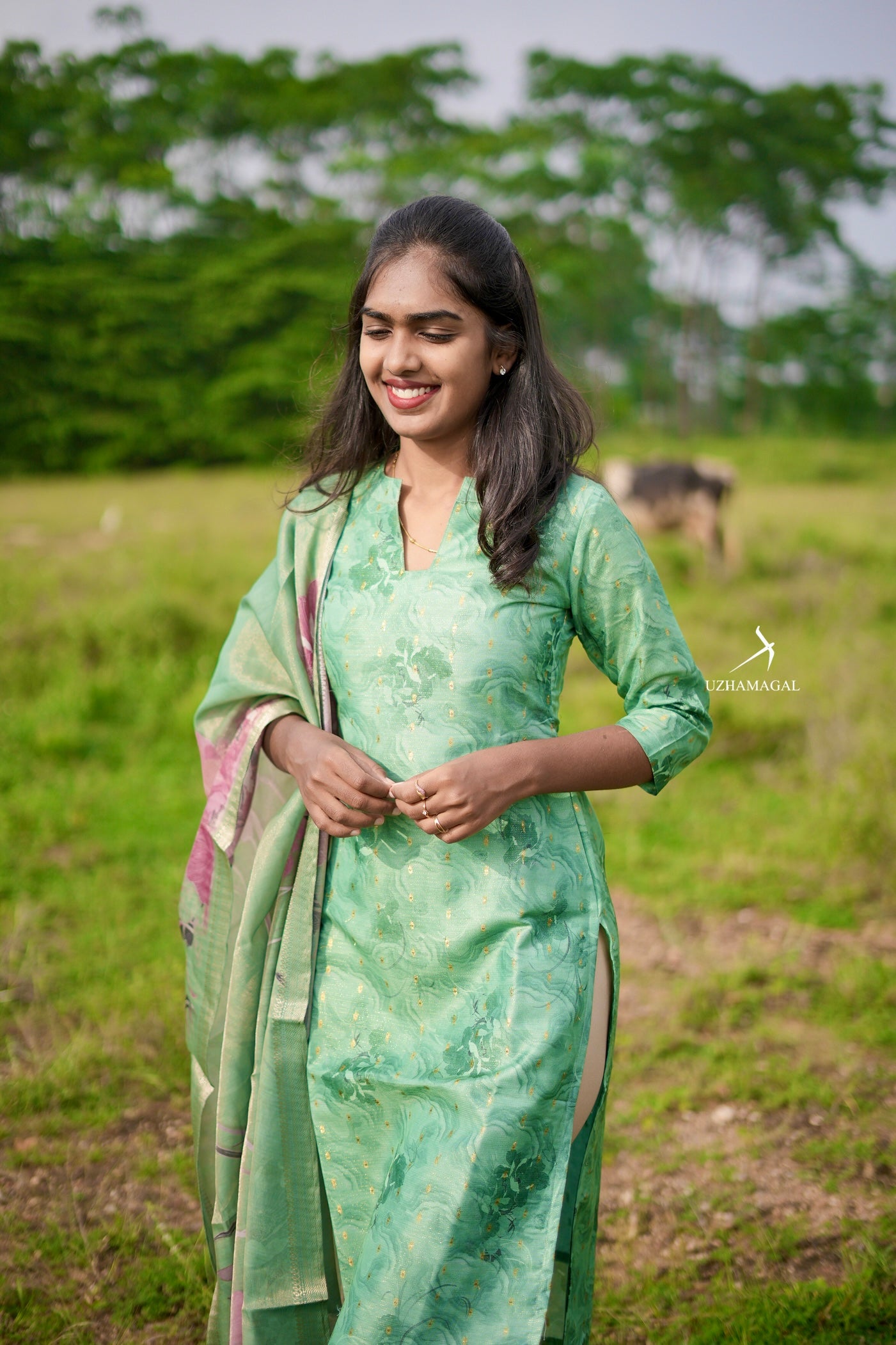 Green Mist Kurti